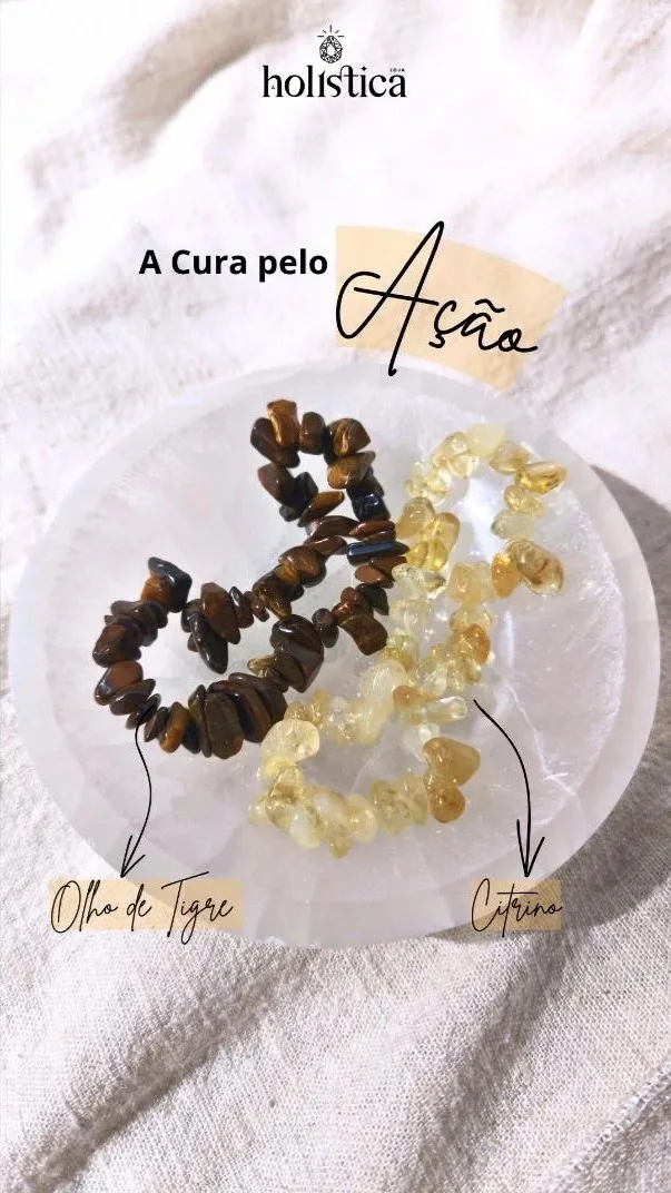 Kit de pulseiras "A cura pela Ação"